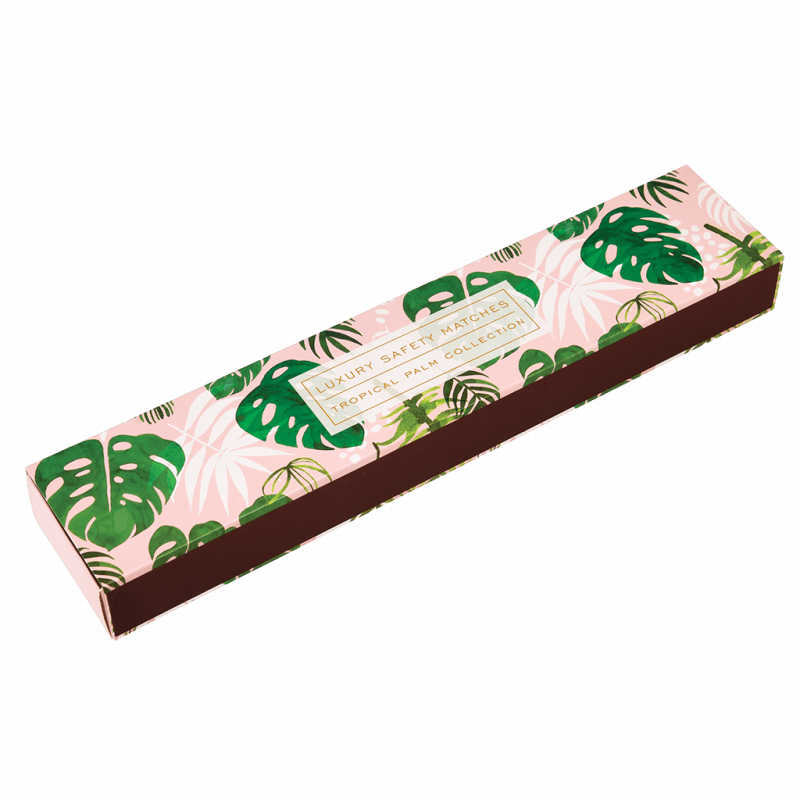 ﻿TROPICAL PALM BOX OF EXTRA LONG SAFETY MATCHES | ﻿Rex London