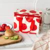 Red On White Spotlight Lunch Bag