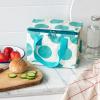 Turquoise On White Spotlight Lunch Bag