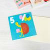 Tortoise 'five' Birthday Card