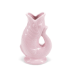 pink fish vase