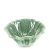 Large green flower bowl