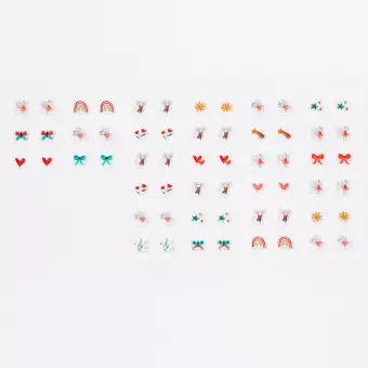 Stick on earrings (30 pairs) - Mimi and Milo