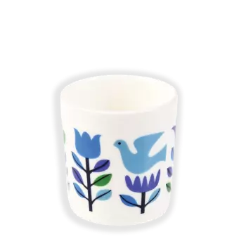 Folk Doves Egg Cup