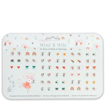 Stick on earrings (30 pairs) - Mimi and Milo