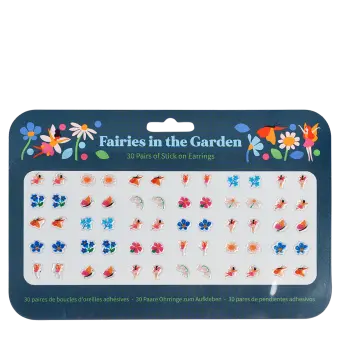 Stick on earrings (30 pairs) - Fairies in the Garden