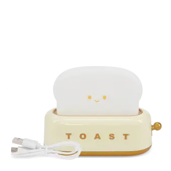 USB rechargeable dimmable night light - Kawaii Toaster