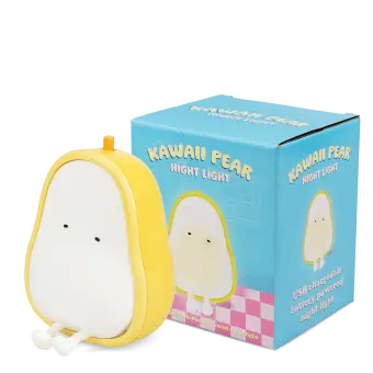 USB rechargeable dimmable night light - Kawaii Pear