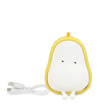 USB rechargeable dimmable night light - Kawaii Pear