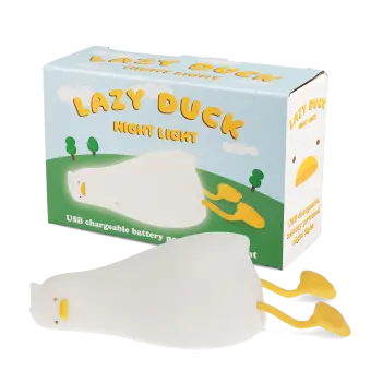 USB rechargeable dimmable night light - Lazy Duck