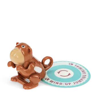 Wind-up jumping animal toy - Monkey