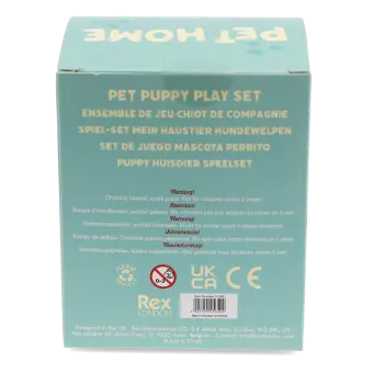 back of the pet carrier box showing safety warnings in multilingual