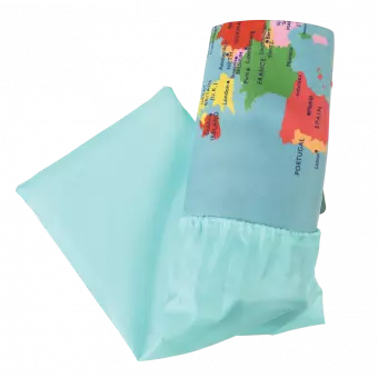 World Map Microfibre Towel