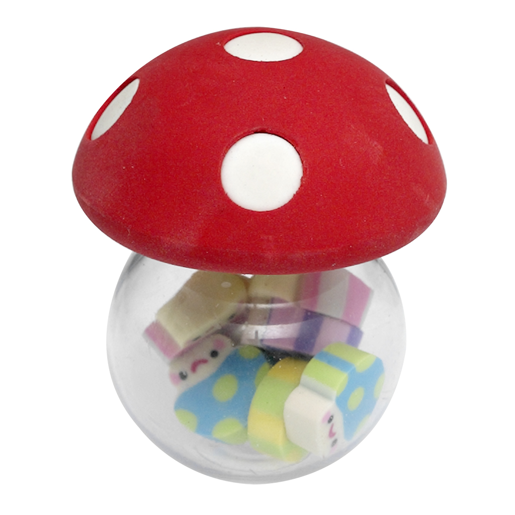 Mushroom Eraser Set | Rex London (dotcomgiftshop)