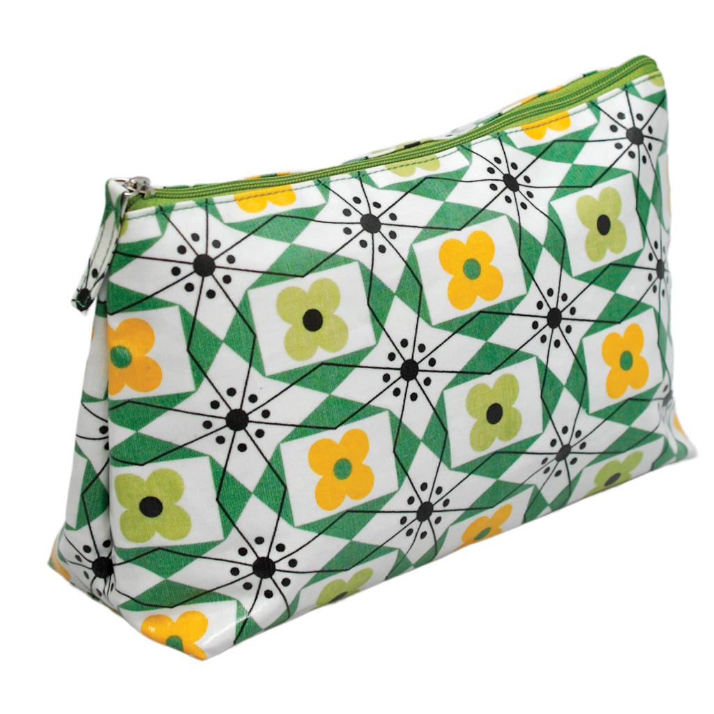 Mid Century Floral Oilcloth Wash Bag Rex London Dotcomgiftshop   24305 1 