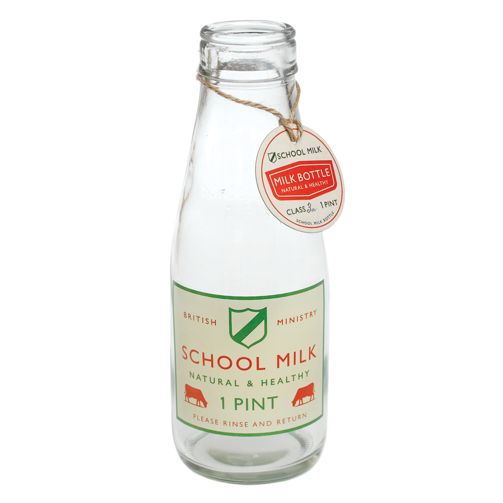 School Milk Pint Bottle | Rex London (dotcomgiftshop)