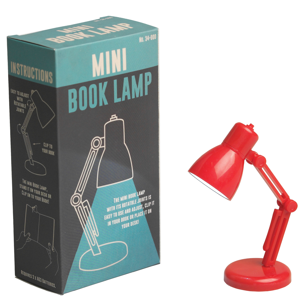 Mini Reading Book Lamp Red Rex London Dotcomgiftshop   25498 1 