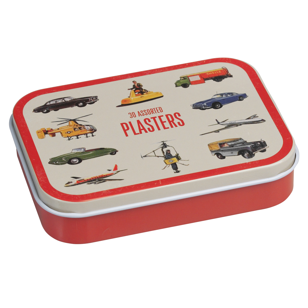 Plasters In Tin Vintage Transport Design | Rex London (dotcomgiftshop)