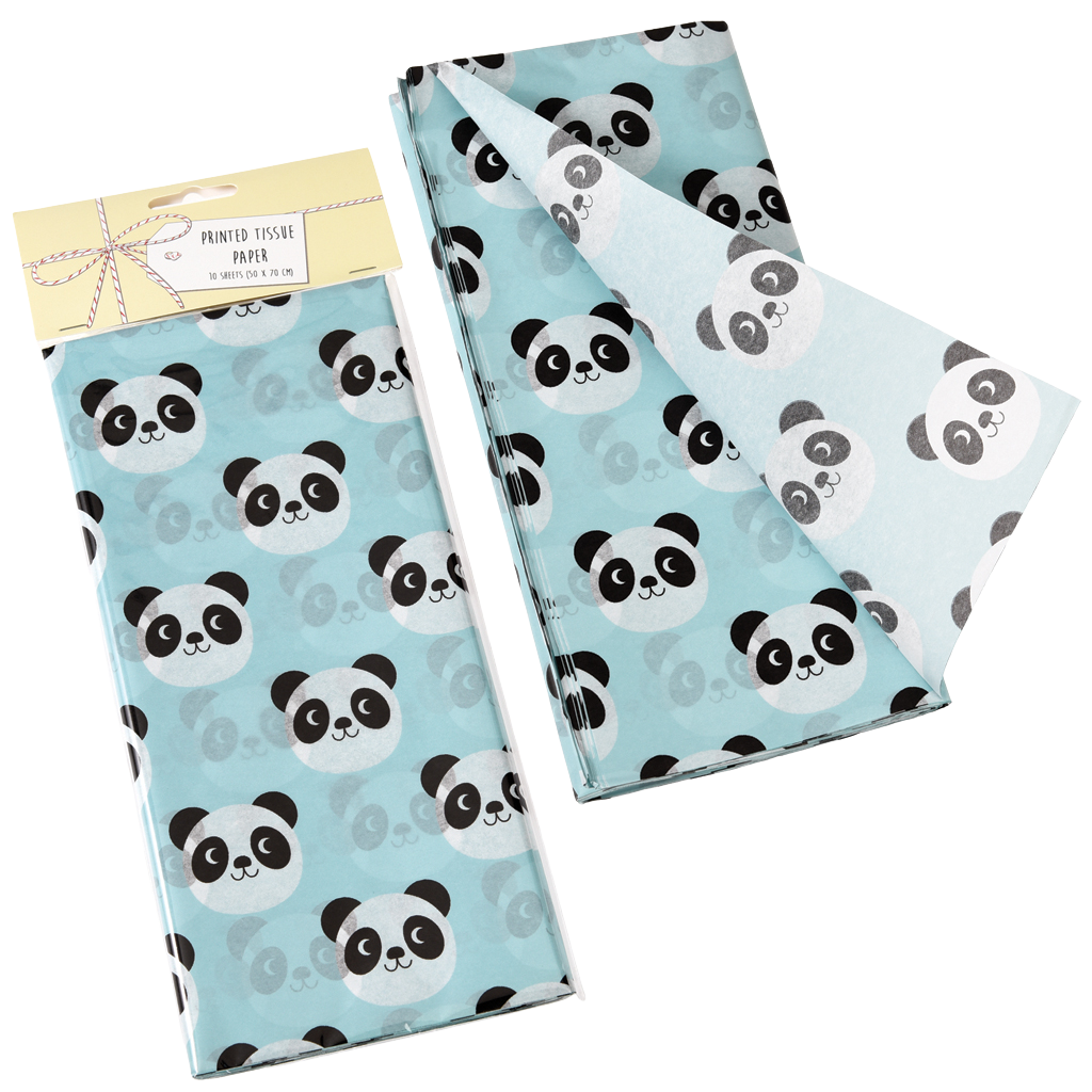 Miko The Panda Tissue Paper (10 Sheets) | Rex London