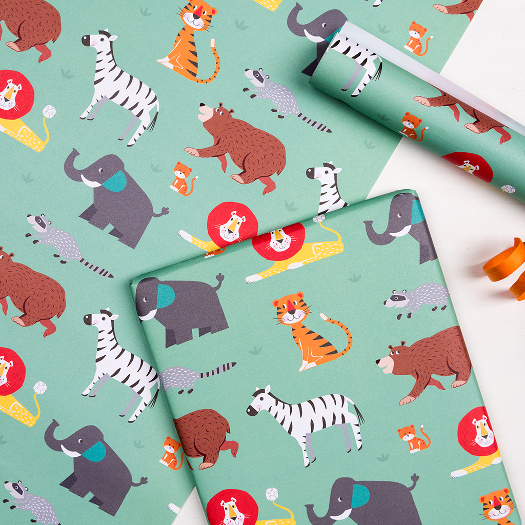 Nature Lover Wrapping Paper (5 Sheets) | Rex London (dotcomgiftshop)