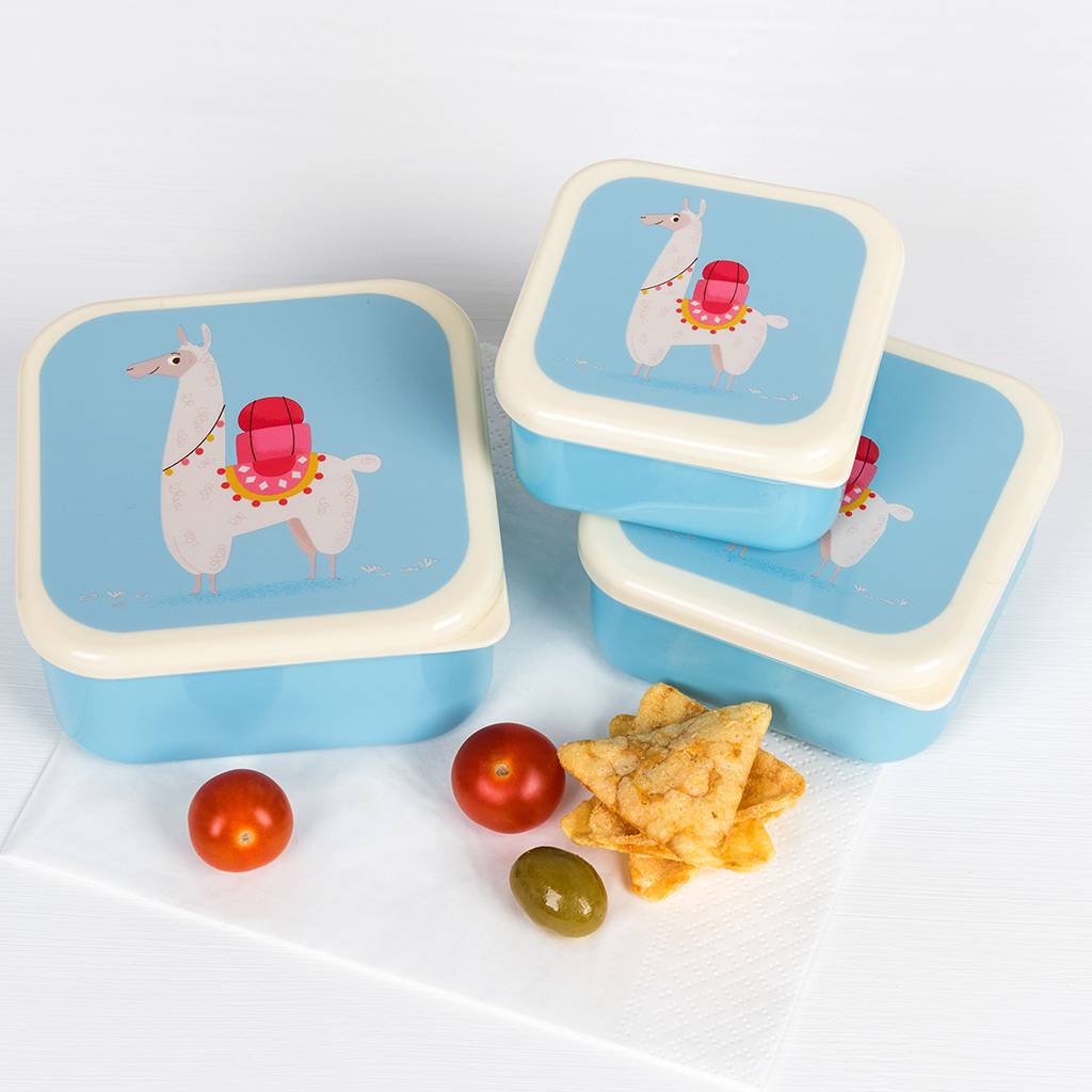 Dolly Llama Snack Boxes (set Of 3) | Rex London