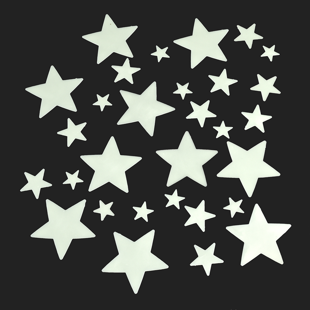 Box Of 30 Glow In The Dark Stars Rex London