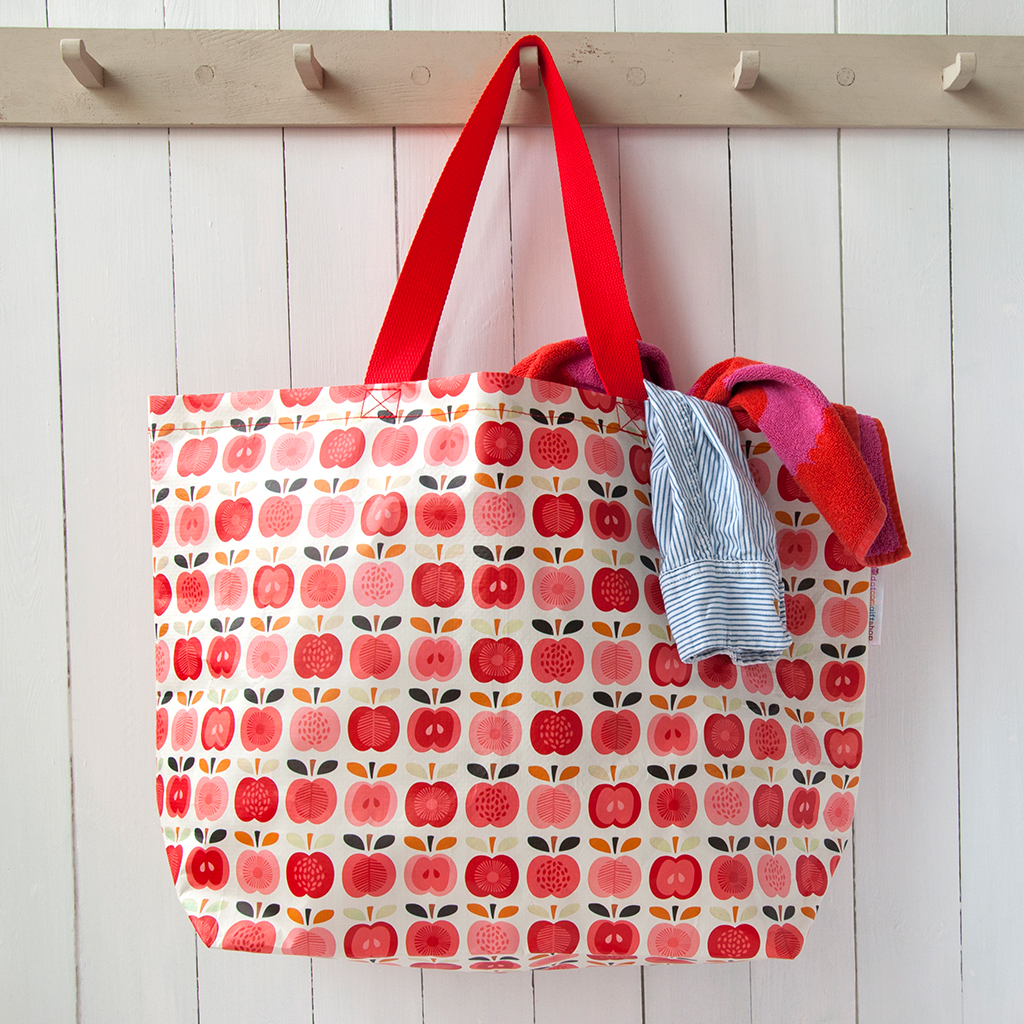 Large Vintage Apple Shopping Bag | Rex London