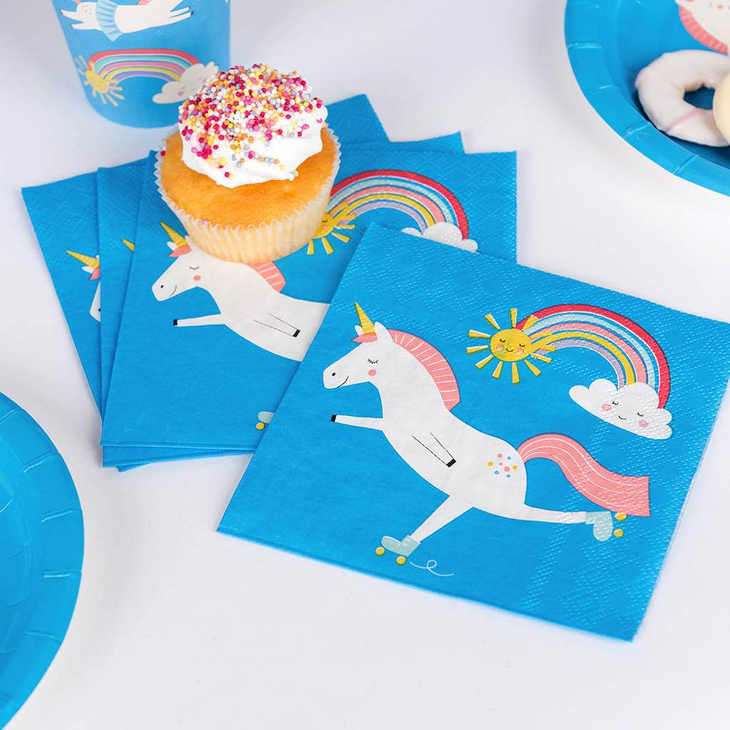 Magical Unicorn Napkins (pack Of 20) | Rex London (dotcomgiftshop)