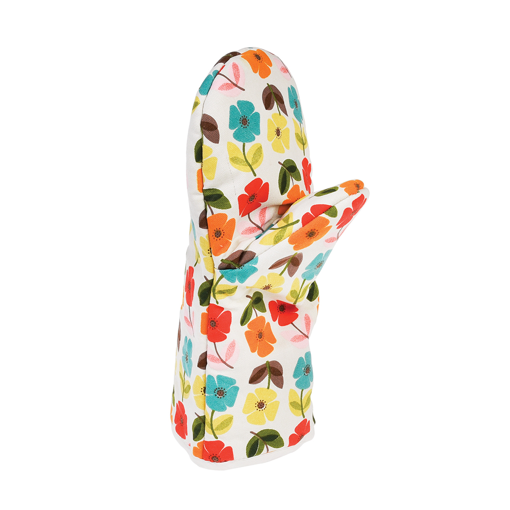 Mid Century Poppy Oven Glove | Rex London