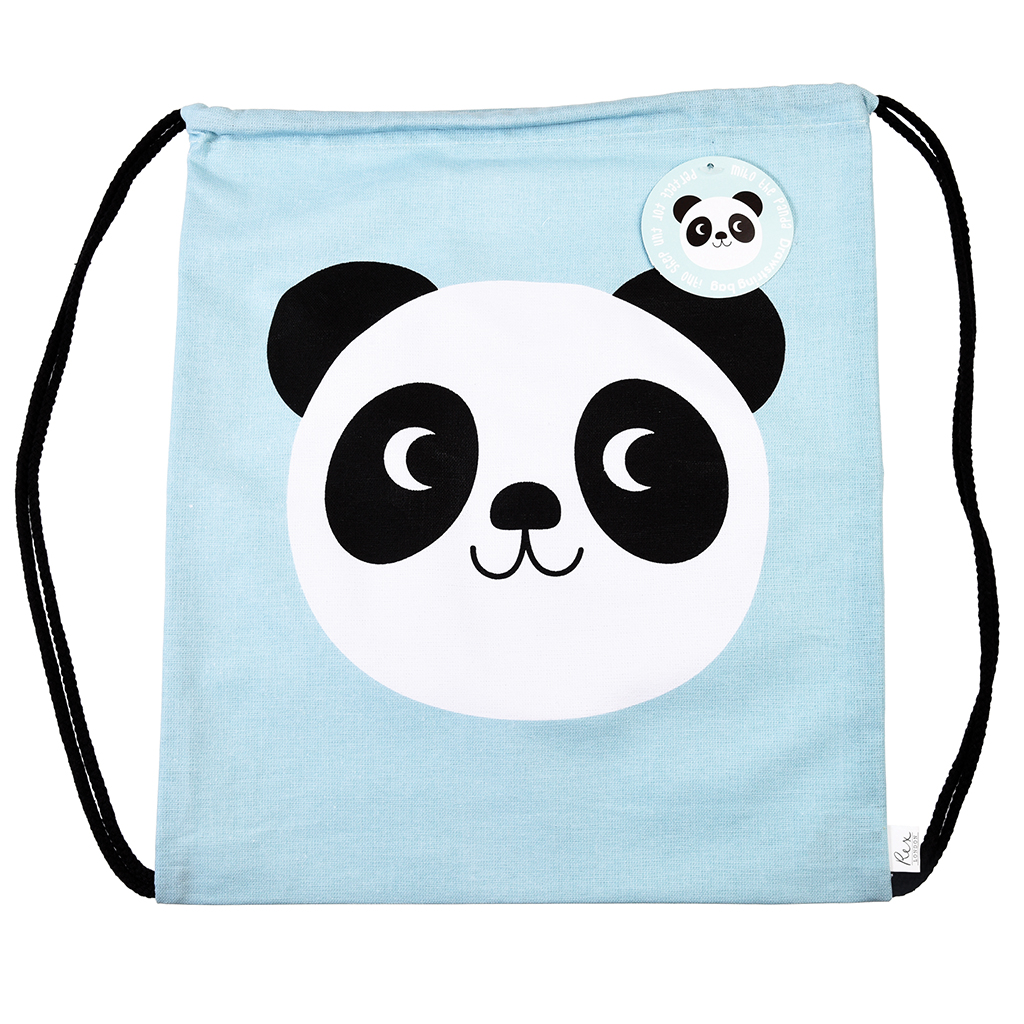 Miko The Panda Drawstring Bag 