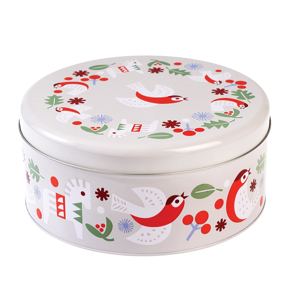 Nordic Christmas Cake Tin | Rex London