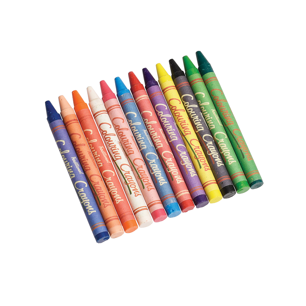 Set Of 12 Traditional Crayons | Rex London