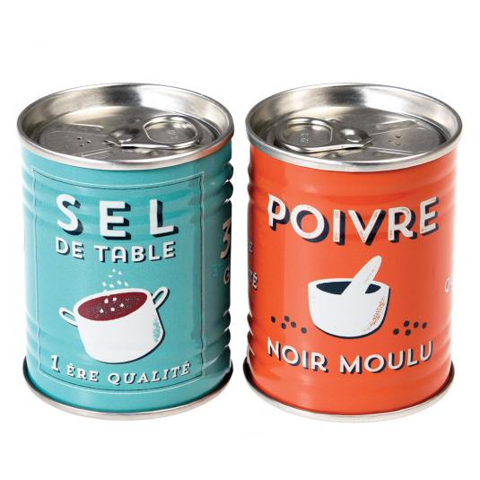  Sel  Et  Poivre  En Forme De Bo te De Conserve Rex London 