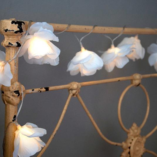 Rambling Rose Garland Fairy Lights Rex London Dotcomgiftshop