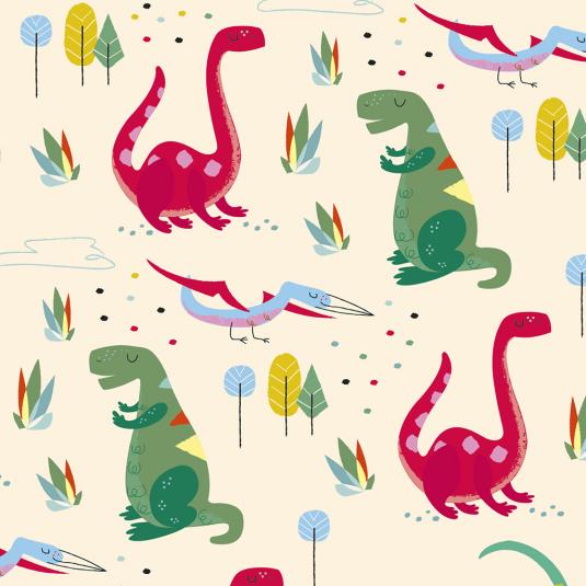 dinosaur wrapping paper