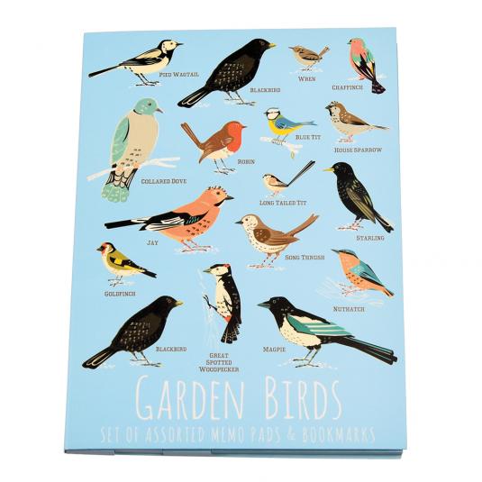 Garden Birds Memo Pads Rex London Dotcomgiftshop - 