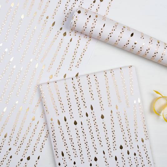 white gift wrapping paper