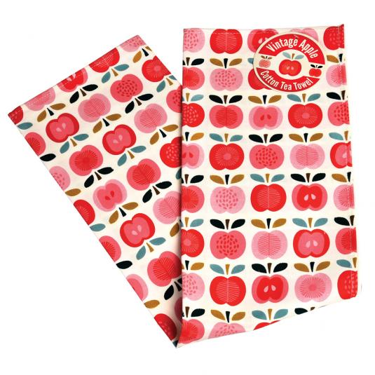 red cotton tea towels