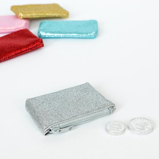 silver coin purse