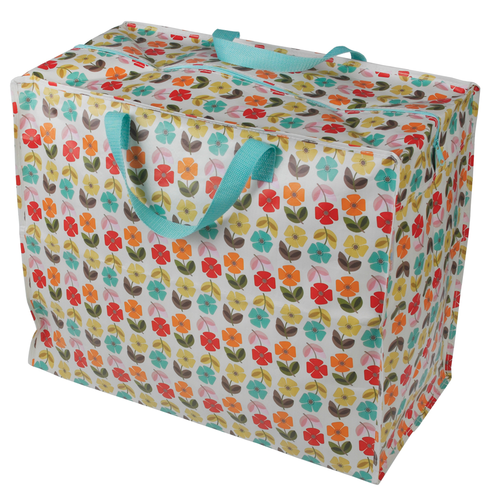 Mid Century Poppy Jumbo Storage Bag | Rex London (dotcomgiftshop)