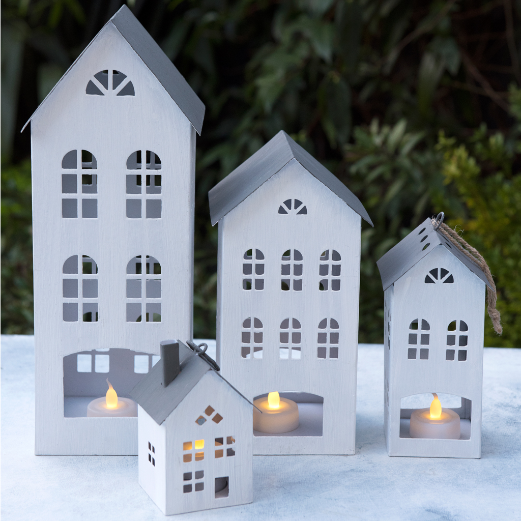 Amsterdam Tall House Tealight Holder | Rex London (dotcomgiftshop)