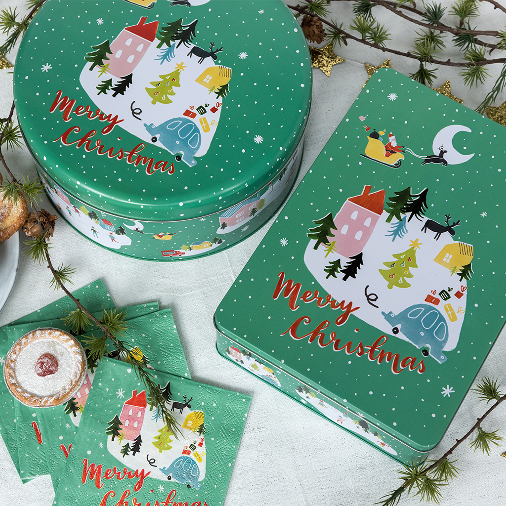 Christmas Wonderland Mince Pie Tin | Rex London (dotcomgiftshop)