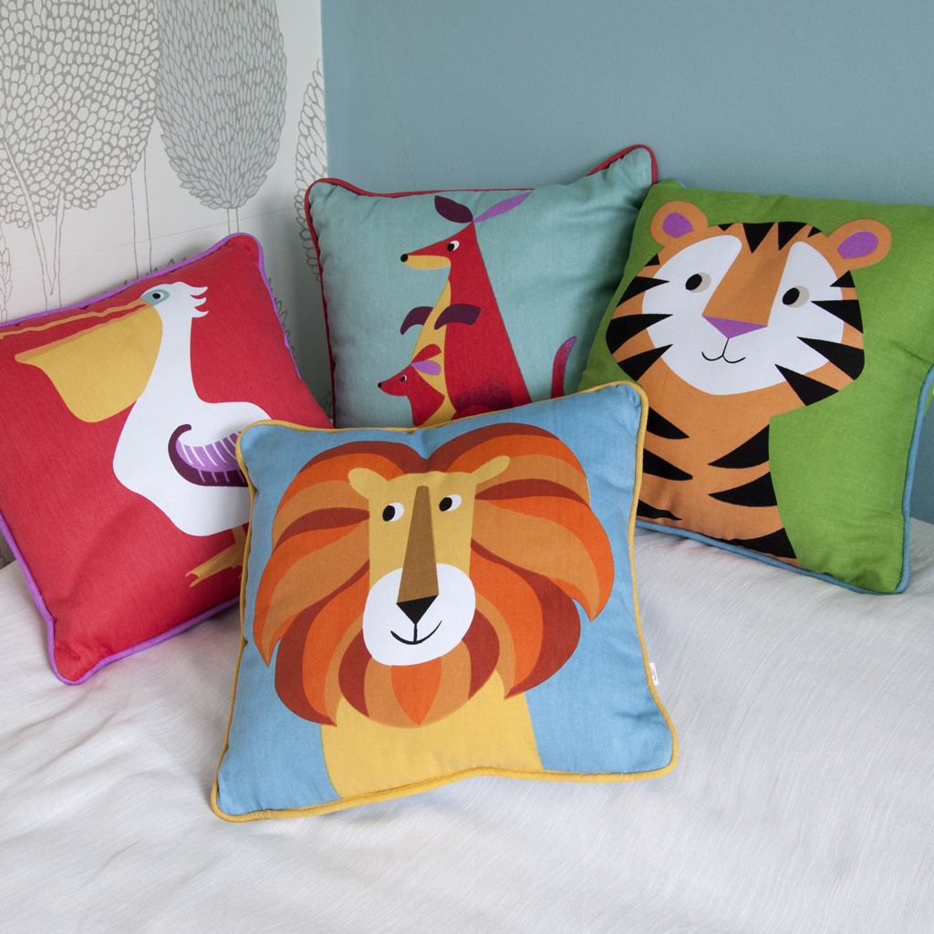 large animal cushions