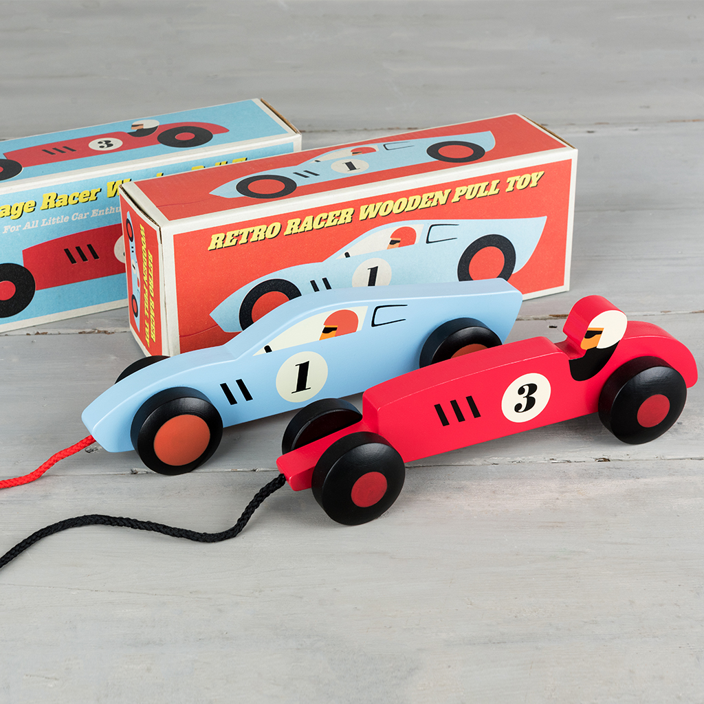 Vintage Racer Pull Toy | Rex London