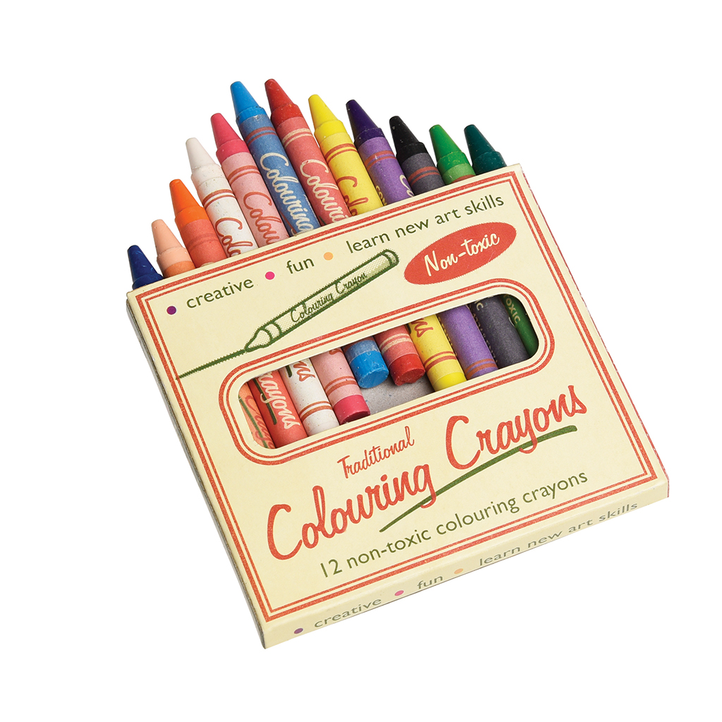 Download Set Of 12 Traditional Crayons | Rex London (dotcomgiftshop)