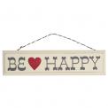 Rustic Wooden Be Happy Sign | Rex London (dotcomgiftshop)