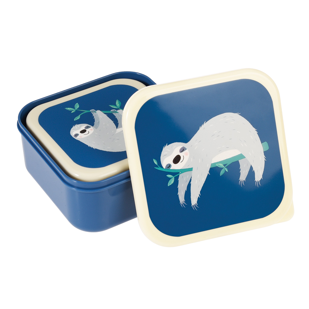 Sydney The Sloth Snack Boxes (set Of 3) | Rex London