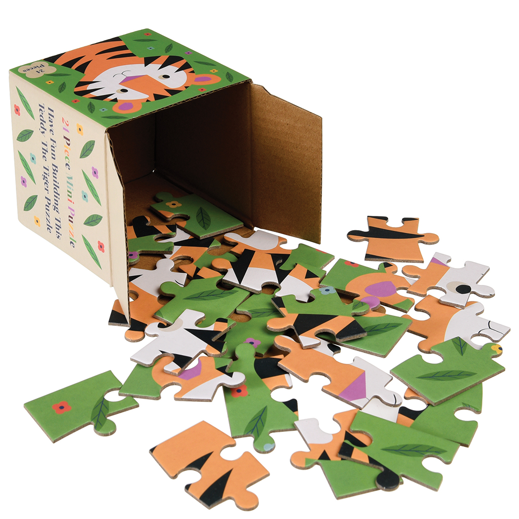 Teddy The Tiger 24 Piece Mini Puzzle | Rex London